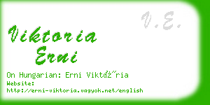 viktoria erni business card